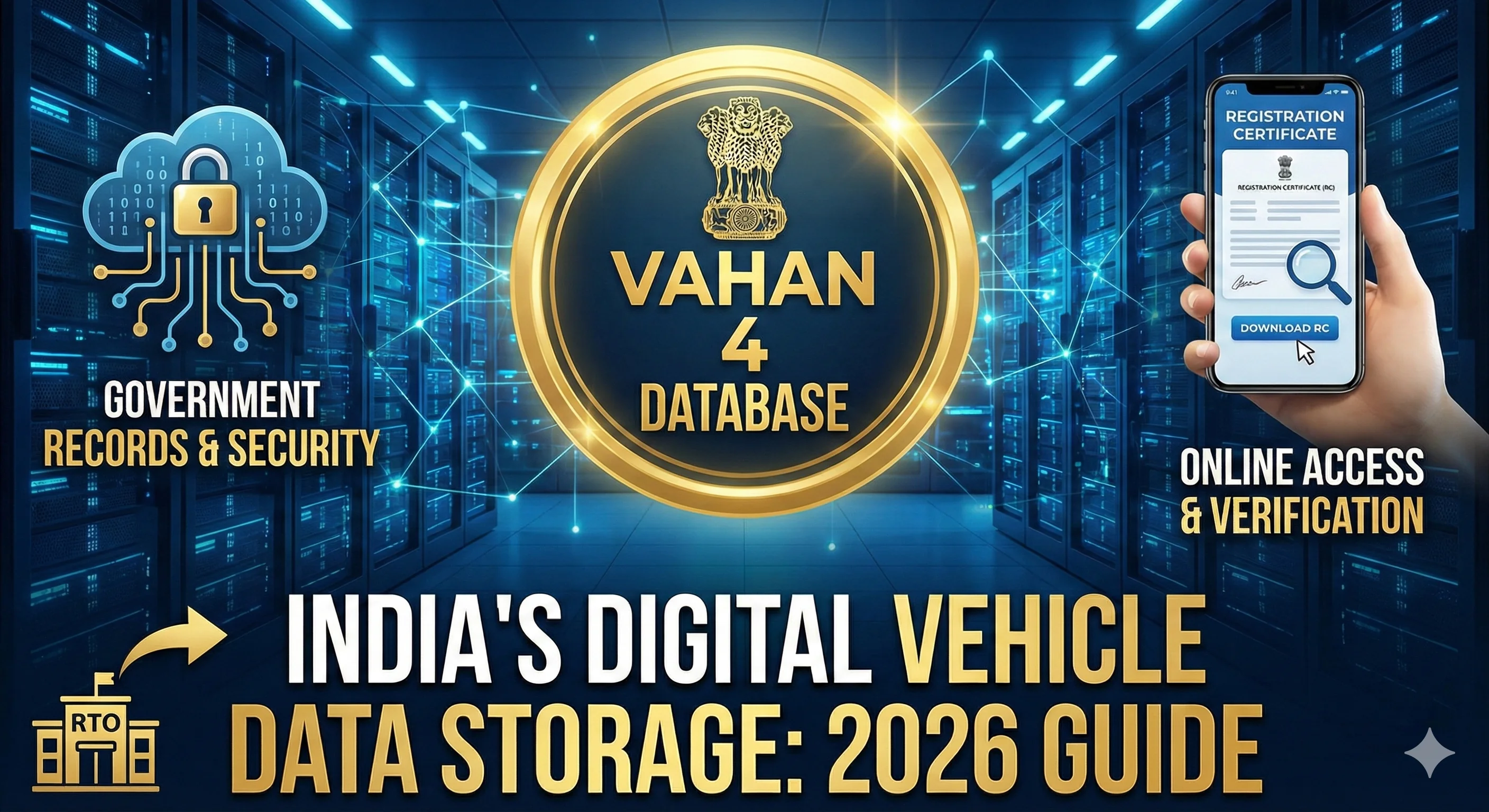 Vehicle data storage system India – VAHAN and RTO records